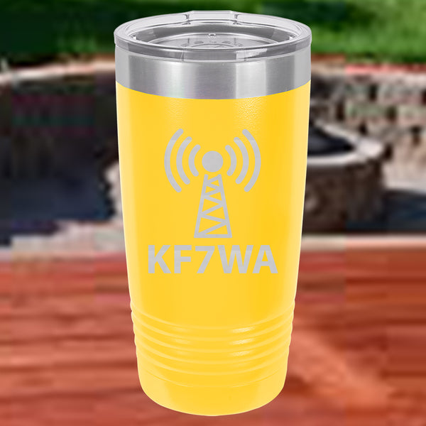 HAM Radio Call Sign - 20 Ounce Coffee Tumbler