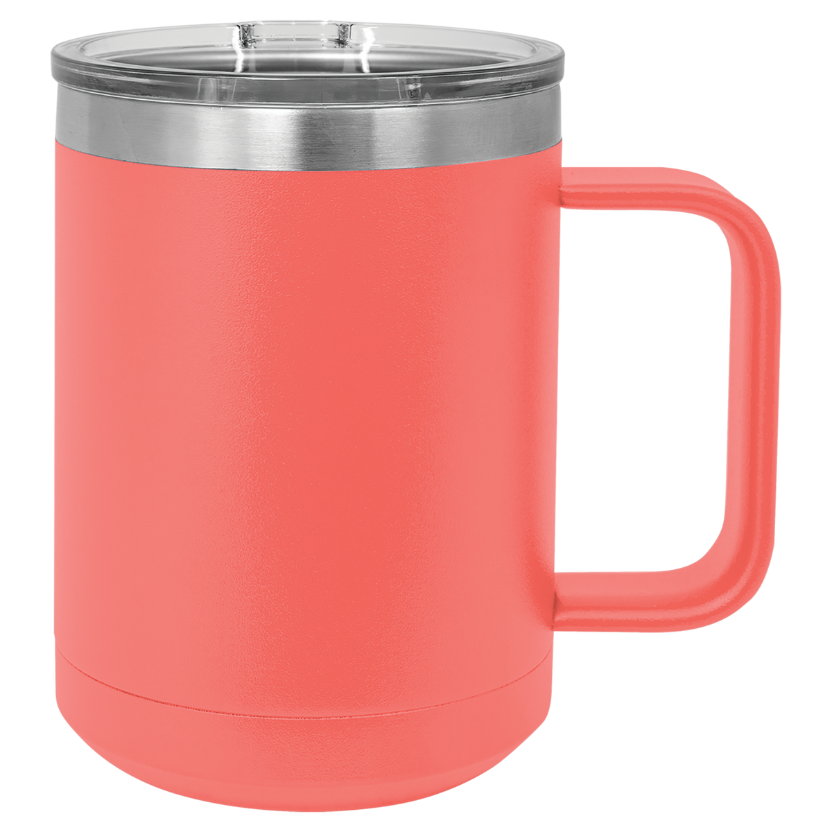 15 oz Polar Camel Camp Mug – "In God We Trust, Guns Are Just Backup"