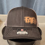 Richardson Trucker Hat W/Leather Patch