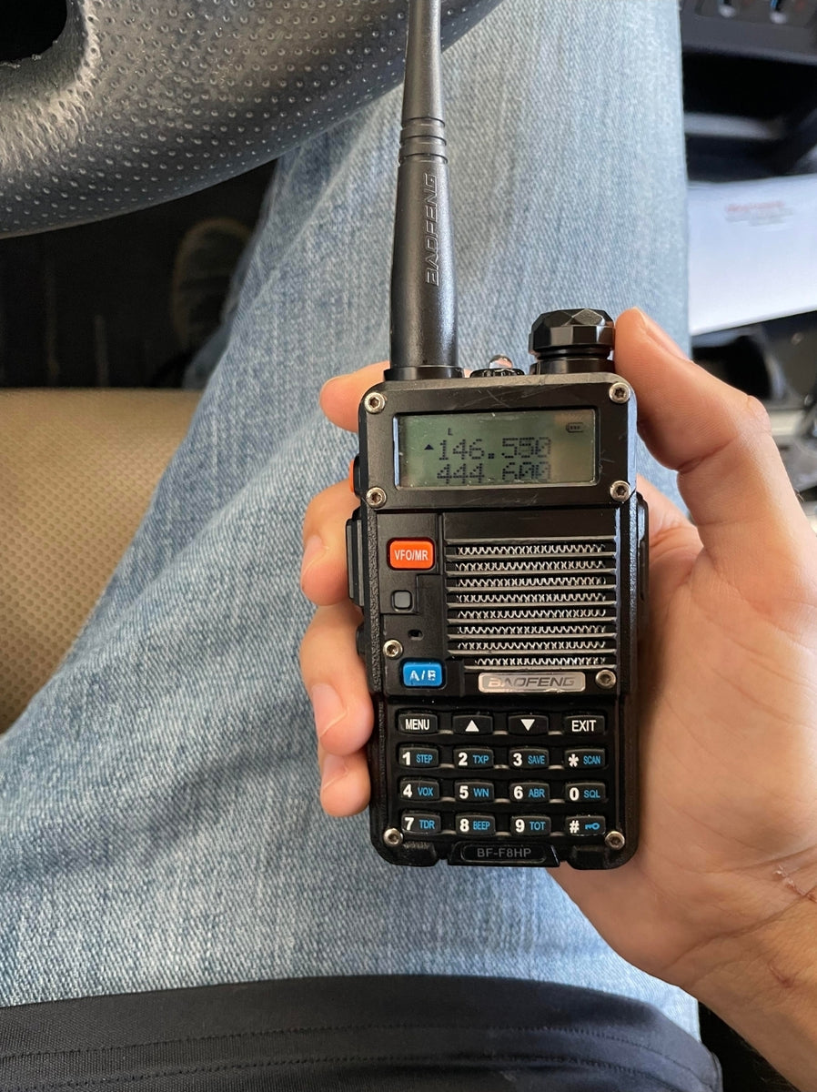 Laser Engraved Callsign / ID Sticker for Baofeng BF-F8HP & UV-5R Series Radios – Replace Factory Sticker